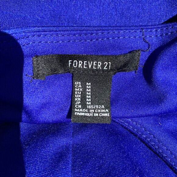Forever 21 Royal Blue Dress Size Medium - Picture 5 of 8